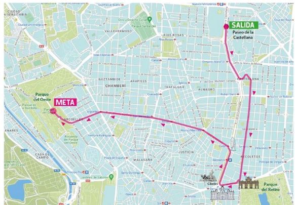 Recorrido Carrera de la Mujer / CM2024