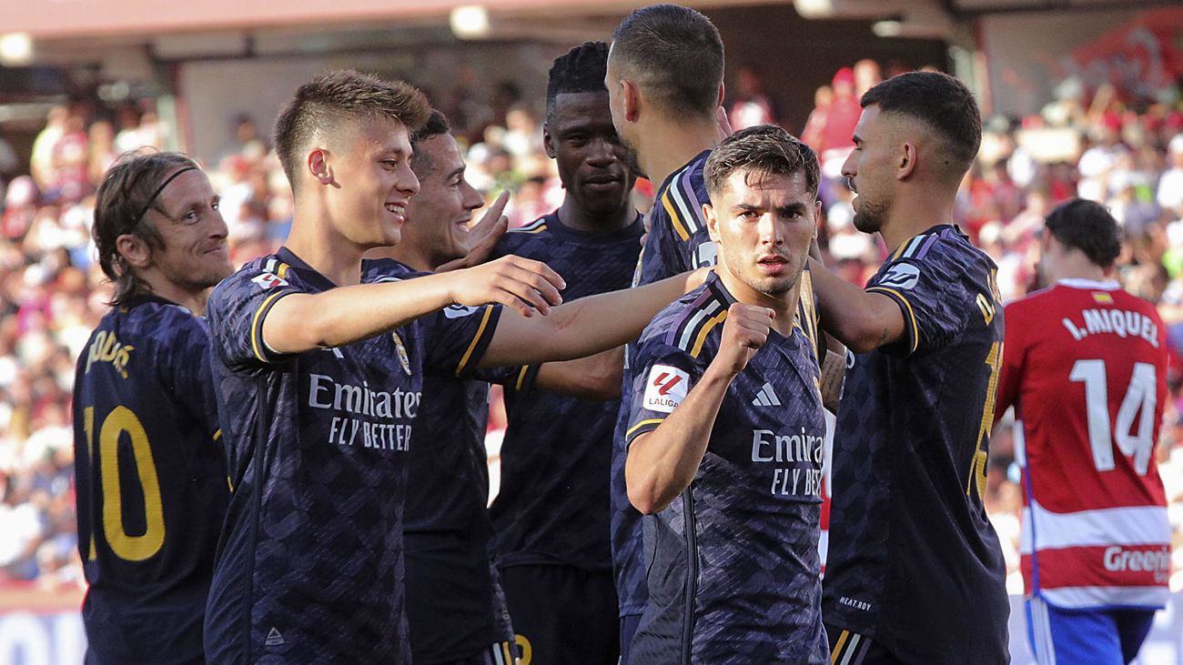 0-4. El Real Madrid prolonga la fiesta en Granada