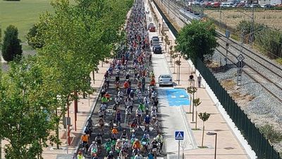 Getafe se llena de ciclistas por la Fiesta de la Bicicleta