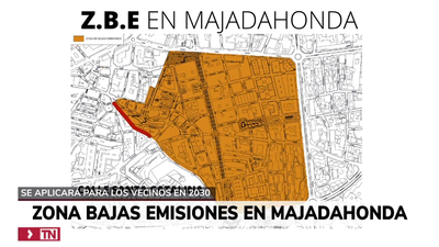 Así será la zona de baja emisiones de Majadahonda