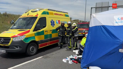 Muere el conductor de un todoterreno en un accidente en la M-50, en San Fernando