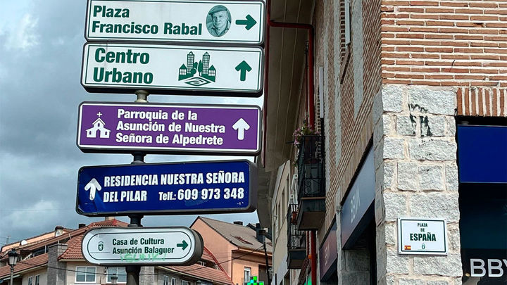 El PP reclama al alcalde de Alpedrete restituir los nombres de Francisco Rabal y Asunción Balaguer en sus calles