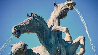 Vecinos de Leganés celebran que el museo de escultura al aire libre se llame Luís Arencibia, su impulsor