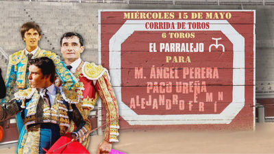 Toros en Telemadrid con Miguel Ángel Perera, Paco Ureña y Alejandro Fermín