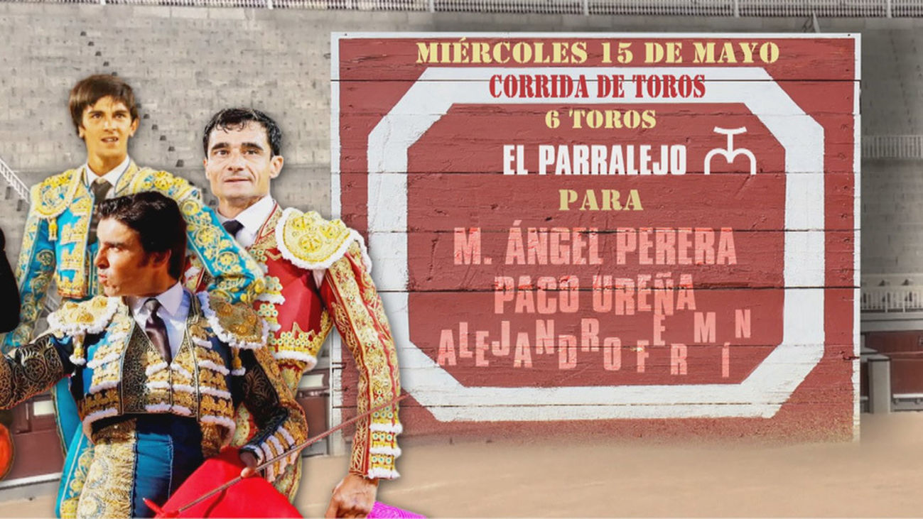 Toros en Telemadrid con Miguel Ángel Perera, Paco Ureña y Alejandro Fermín