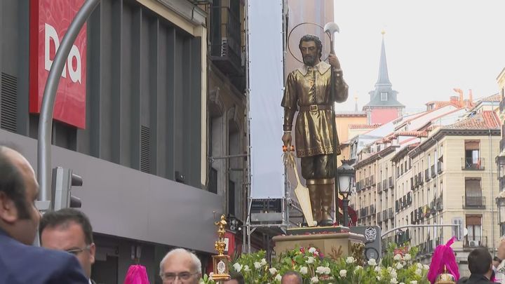 Procesión de San Isidro y Santa María de la Cabeza por el Día de la Festividad de San Isidro