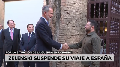Zelenski cancela sus viajes internacionales, incluído España, para centrarse en la ofensiva rusa al norte de Ucrania