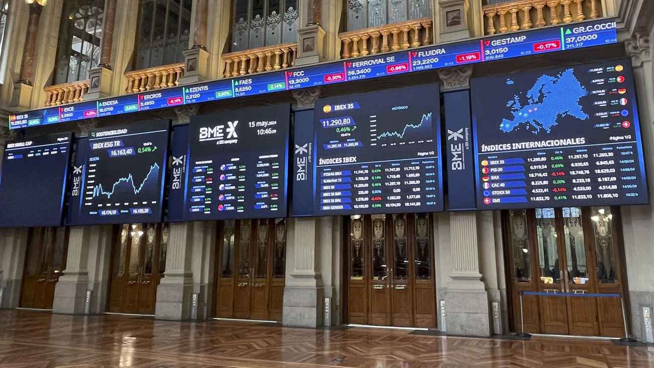 El Ibex se anota una subida del 1,1%