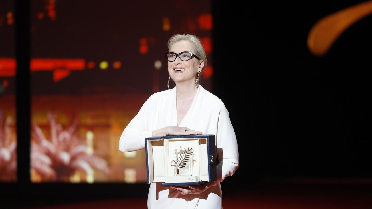 Meryl Streep recibe la Palma de Honor entre ovaciones y lágrimas: "Un premio único"