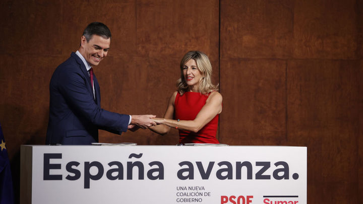 PSOE y Sumar sopesarán bimensualmente el cumplimiento de sus acuerdos