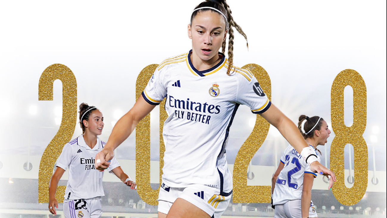 Athenea del Castillo renueva con el Real Madrid hasta 2028