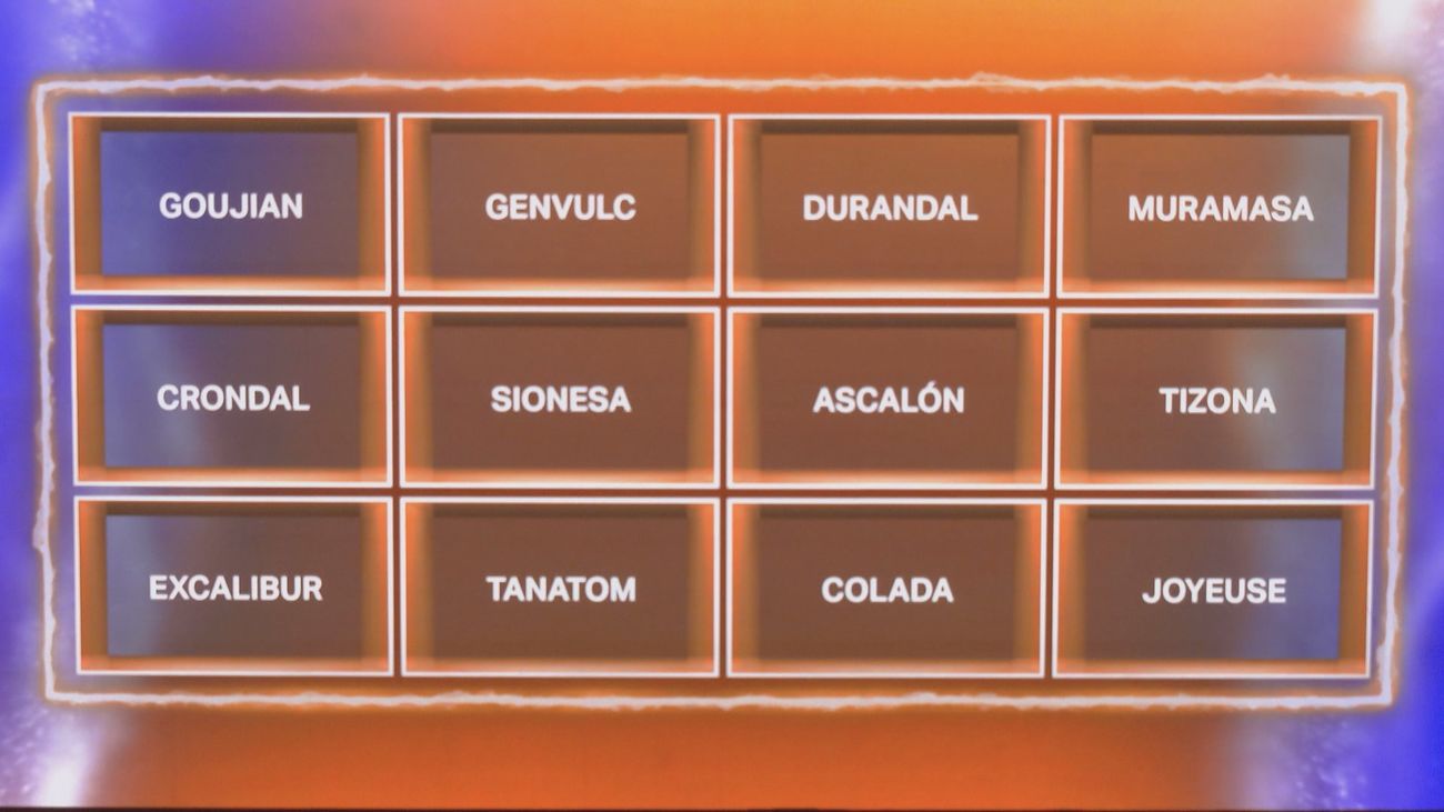 Espadas con historia