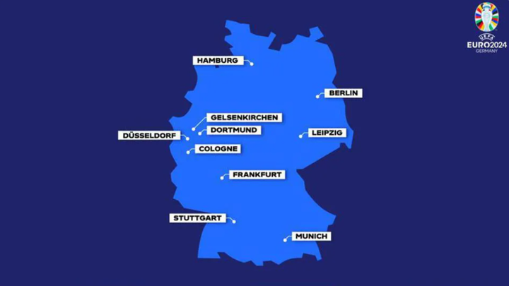Las sedes de la Eurocopa 2024 / UEFA