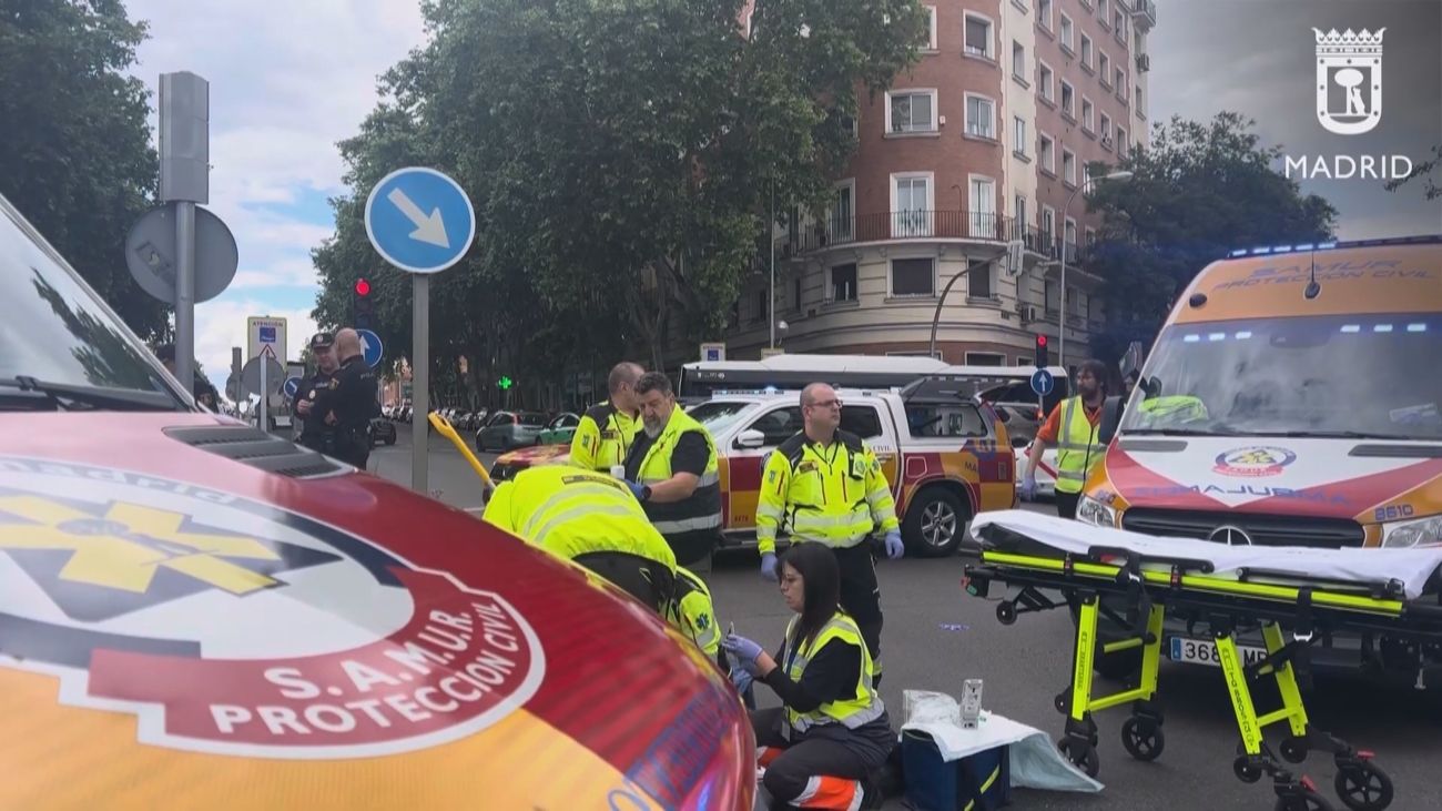 Heridos graves un hombre y una mujer en dos atropellos simultáneos en Retiro y Hortaleza