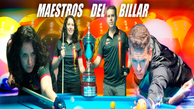 Estela Cardoso y Valentín Andaluz, leyendas del billar a tres bandas