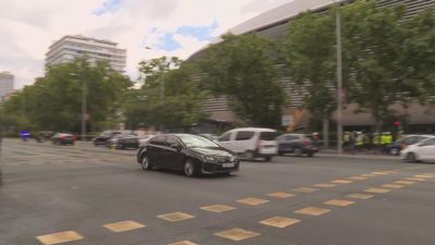 Se abre al tráfico el Paseo de la Castellana tras cortarse la fuga de gas en el Bernabéu