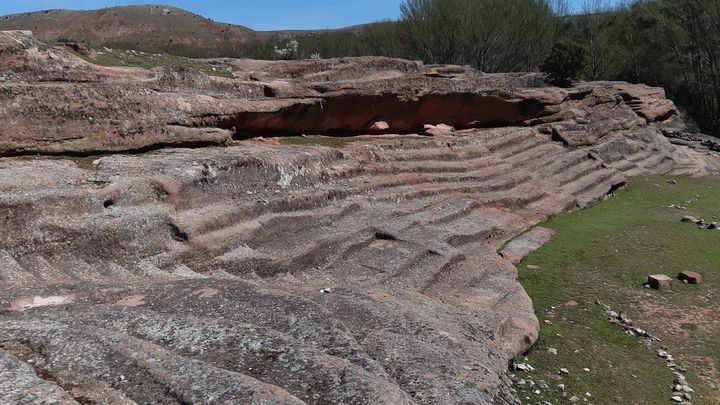Gradas de la Puerta del Sol de Tiermes / P.O.