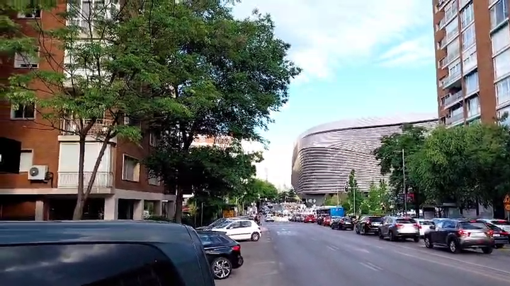 Fuga de gas en el Bernabéu por la rotura de un tubería del aparcamiento