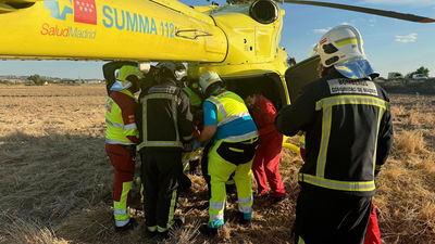 Grave un hombre de 31 años en un accidente en la M-111, en Fuente el Saz de Jarama