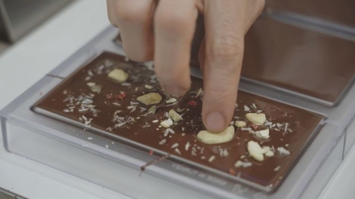 Tabletas de chocolate hechas por 'Sabor a Madrid' en 'Kaicao' / Telemadrid