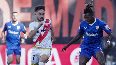 0-1. El Athletic eclipsa la fiesta anticipada del centenario del Rayo Vallecano
