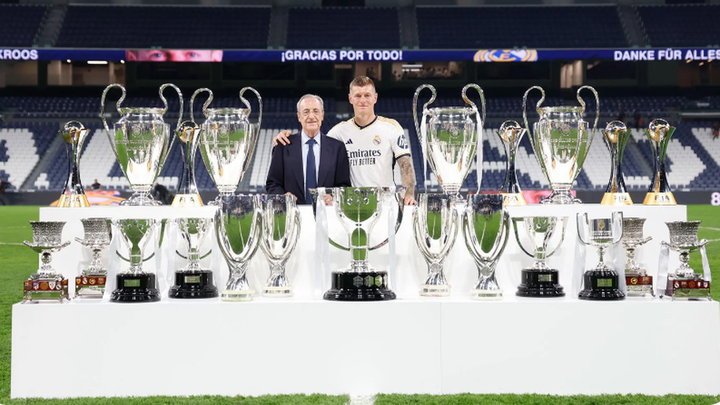 Florentino Pérez y Kroos / REAL MADRID