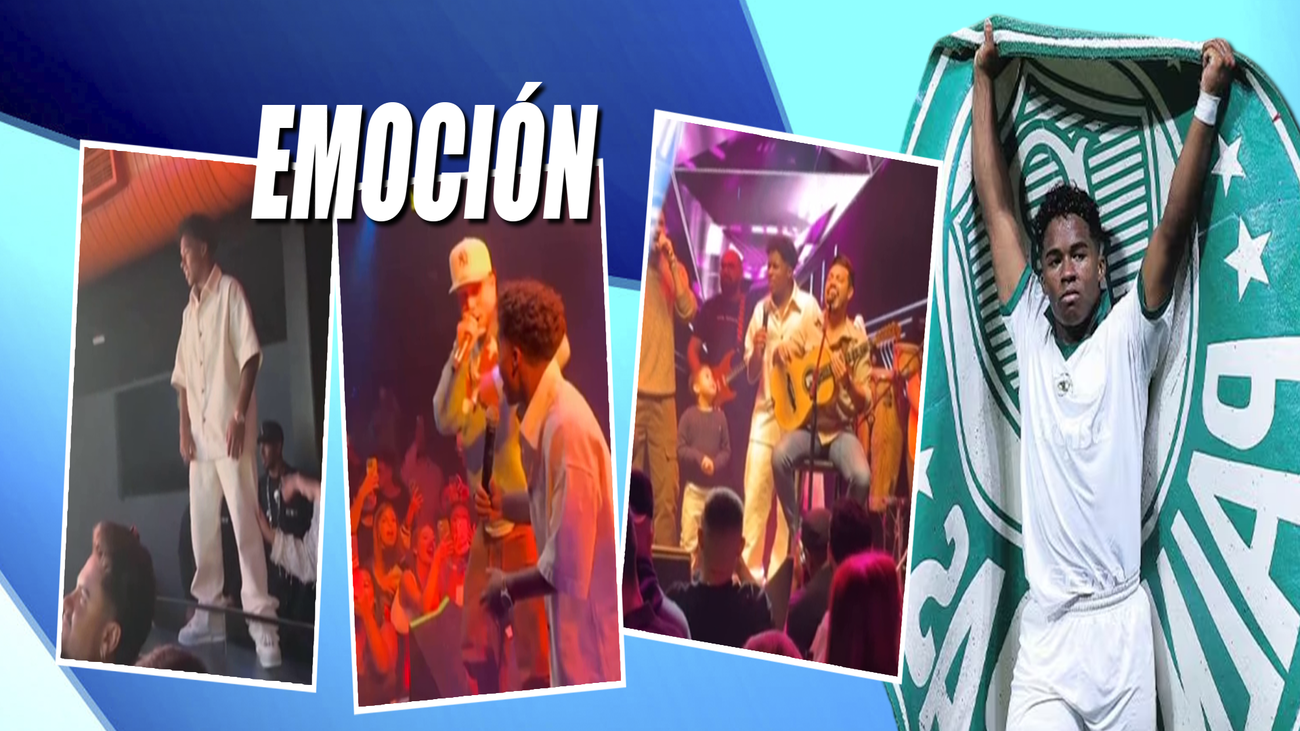 Fiestón de Endrick en su despedida del Palmeiras