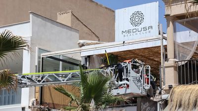La terraza que se desplomó en Playa de Palma no tenía licencia ni de actividad ni de ocupación