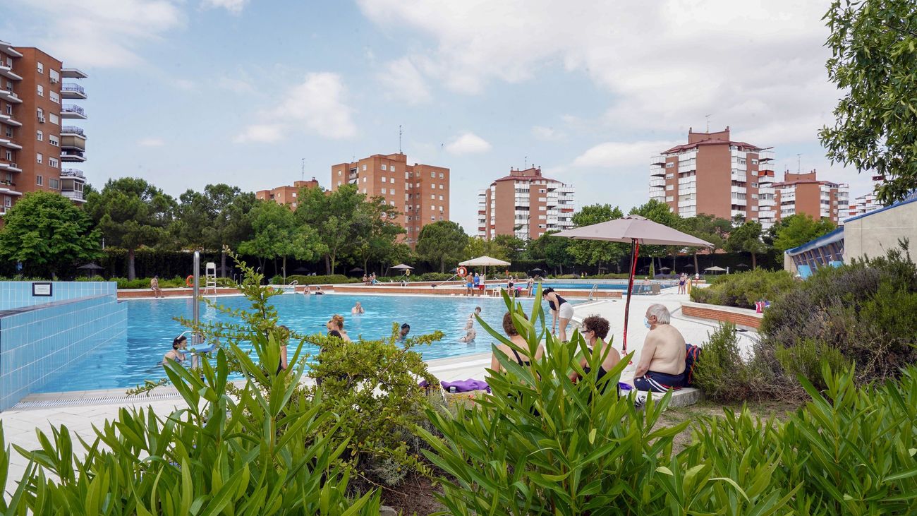 Piscina de Villafontana, en Móstoles
