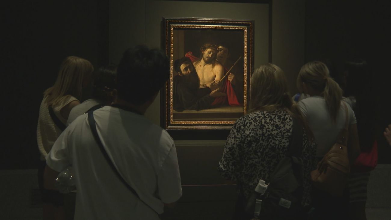 Primeras visitas para ver el 'Ecce Homo' de Caravaggio en el Museo del Prado