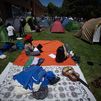Los universitarios continuarán con las acampadas porque consideran que el reconocimiento de Palestina "no es suficiente"