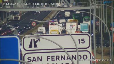 El Tráfico de Madrid: Retenciones en la A-1 y en la A-2 por dos accidentes