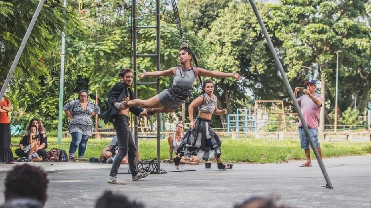 Artistas circenses ene Fuenlabrada