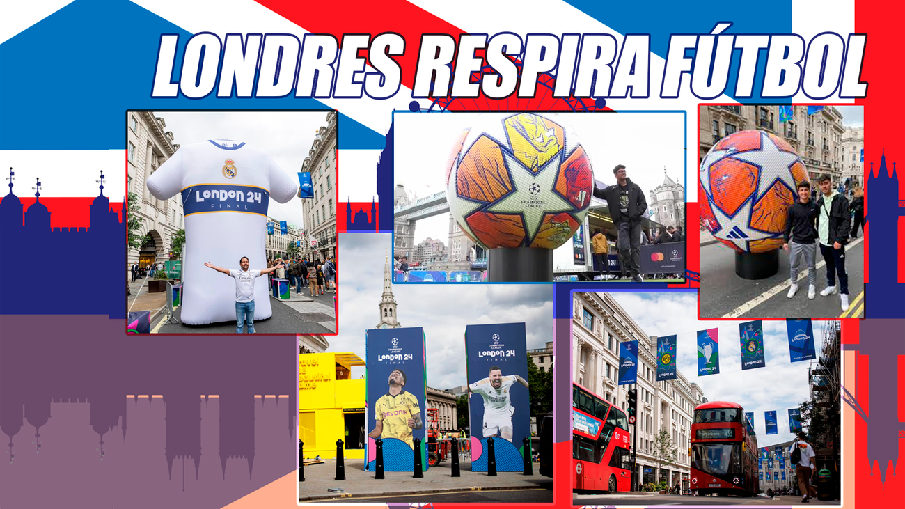 Londres se tiñe de blanco