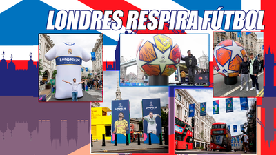 Londres se tiñe de blanco