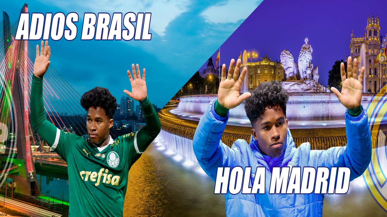 Endrick se emociona con la despedida de la afición del Palmeiras