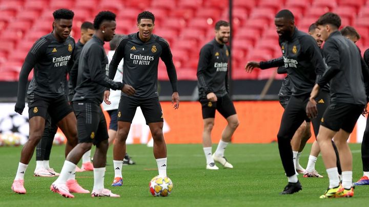 Entrenamiento del Real Madrid / EFE