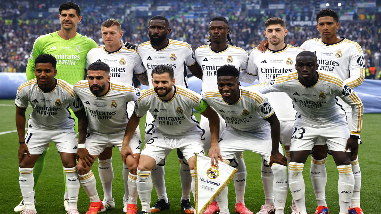 El Real Madrid, con el once de gala ante el Dortmund