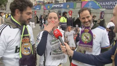 Más de 70.000 madridistas acompañan al Real Madrid en Londres