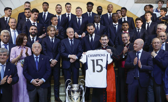 El Real Madrid, en la Almudena / EFE