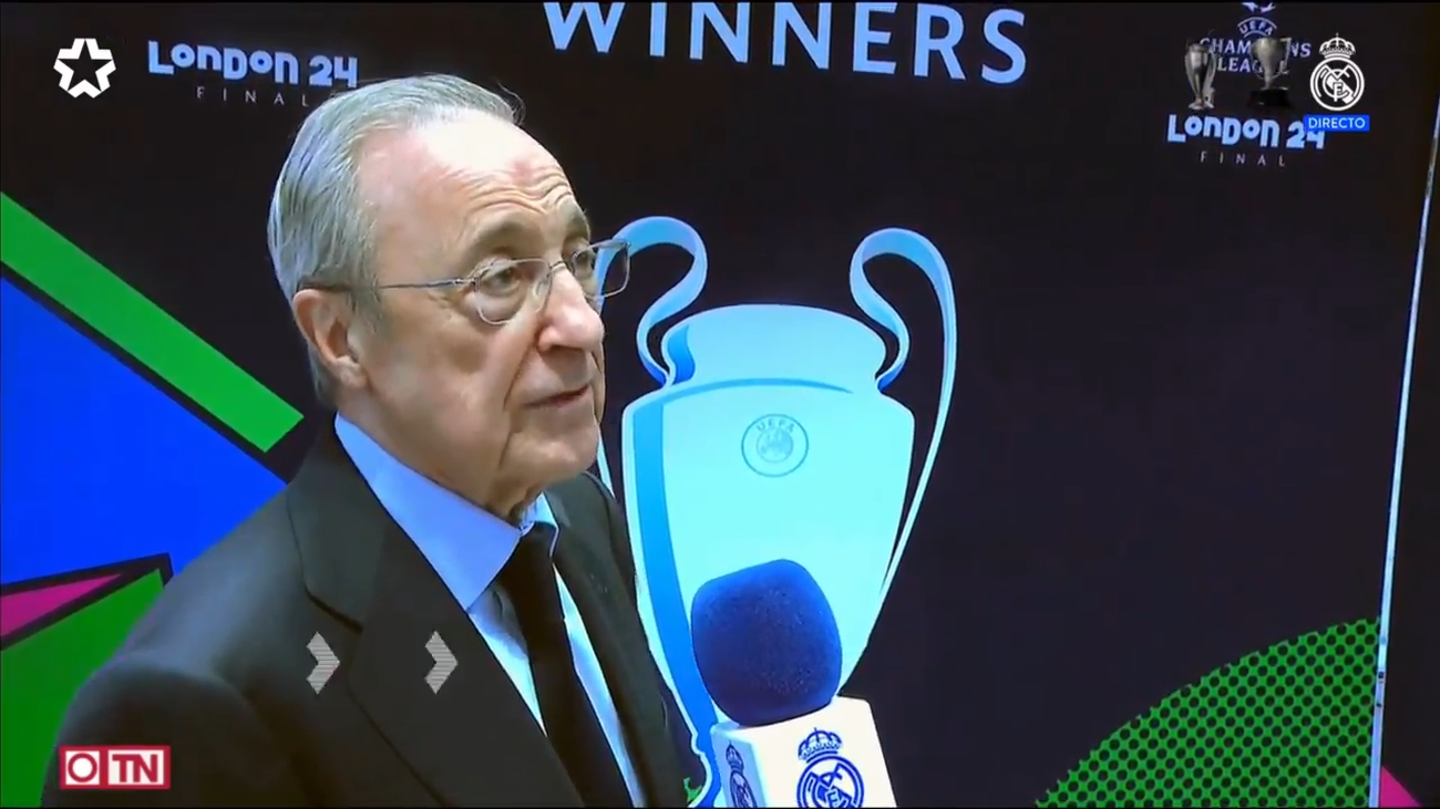 Florentino Pérez: "Esto es el punto de partida para intentar ganar la Decimosexta"
