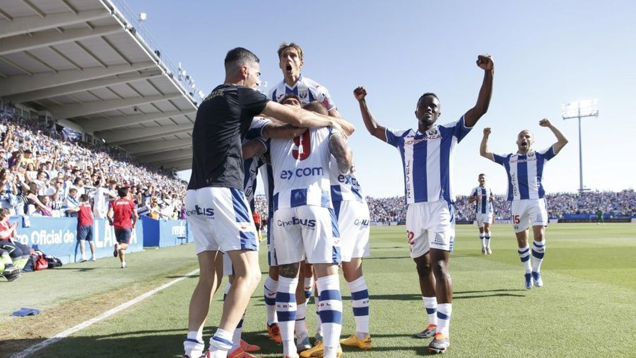 2-0. El Leganés ya es de primera por segunda vez en su historia
