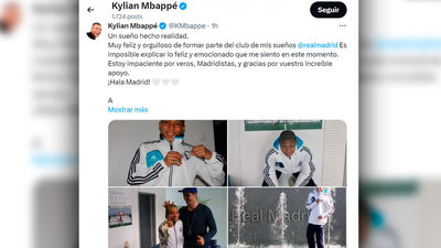 El sueño cumplido de Mbappé: "Es imposible explicar lo feliz y emocionado que me siento"