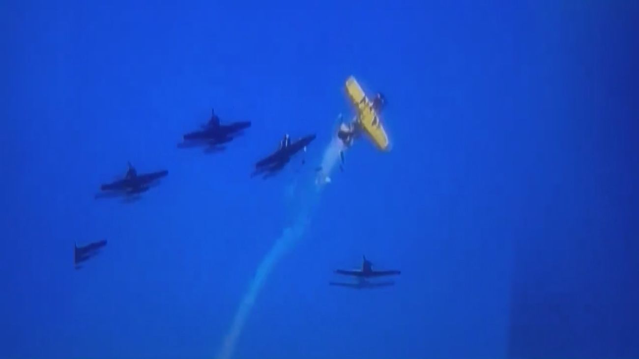 Muere un piloto español tras un choque de dos aeronaves en un festival aéreo en Portugal