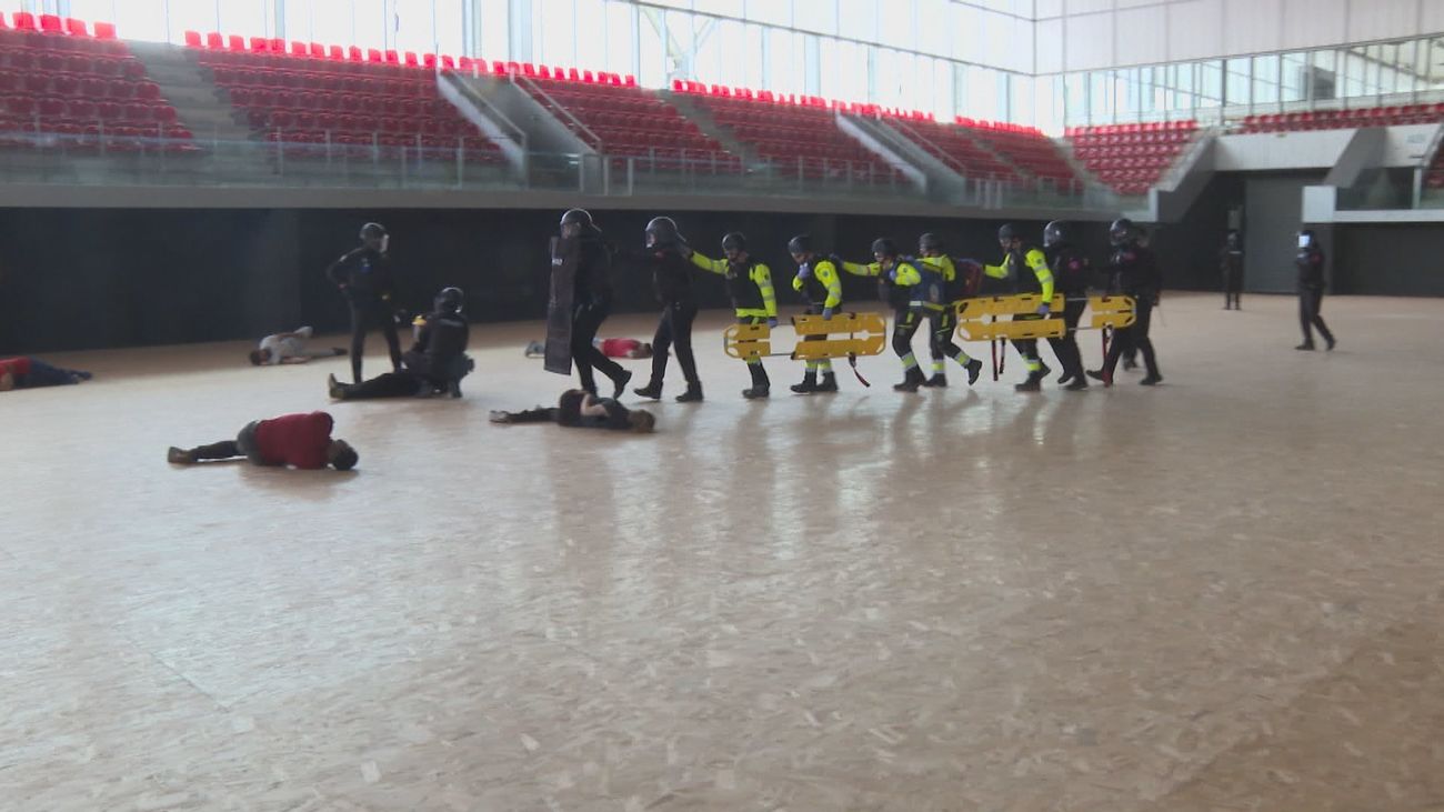 Policía Municipal y Samur-Protección Civil ensayan su labor coordinada ante un ataque terrorista