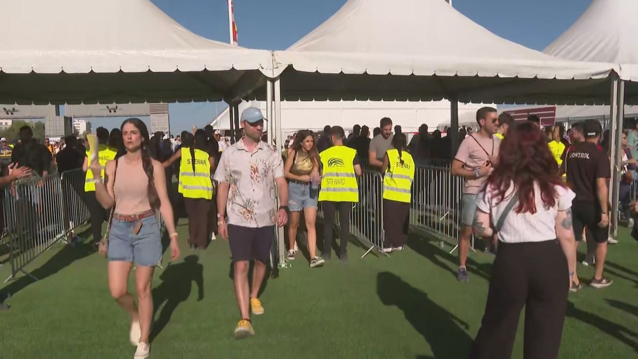 Tornos de acceso a Mad Cool