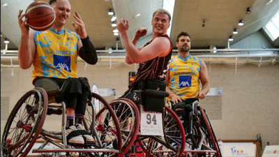 Partido de exhibición del CD Ilunion en Torrelodones