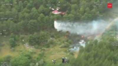 Extinguidos dos incendios forestales simultáneos en la M-533