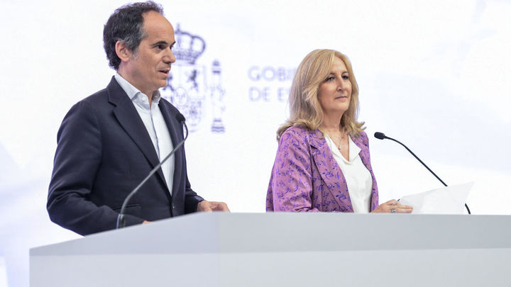 El secretario de Estado de Comunicación, Francesc Vallès, y la subsecretaria del Interior, Susana Crisóstomo / EFE