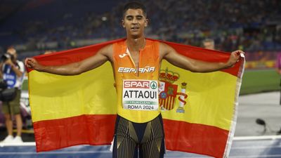 Mohamed Attaoui, subcampeón de Europa de 800 metros
